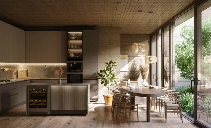 Modern Wooden Kitchen