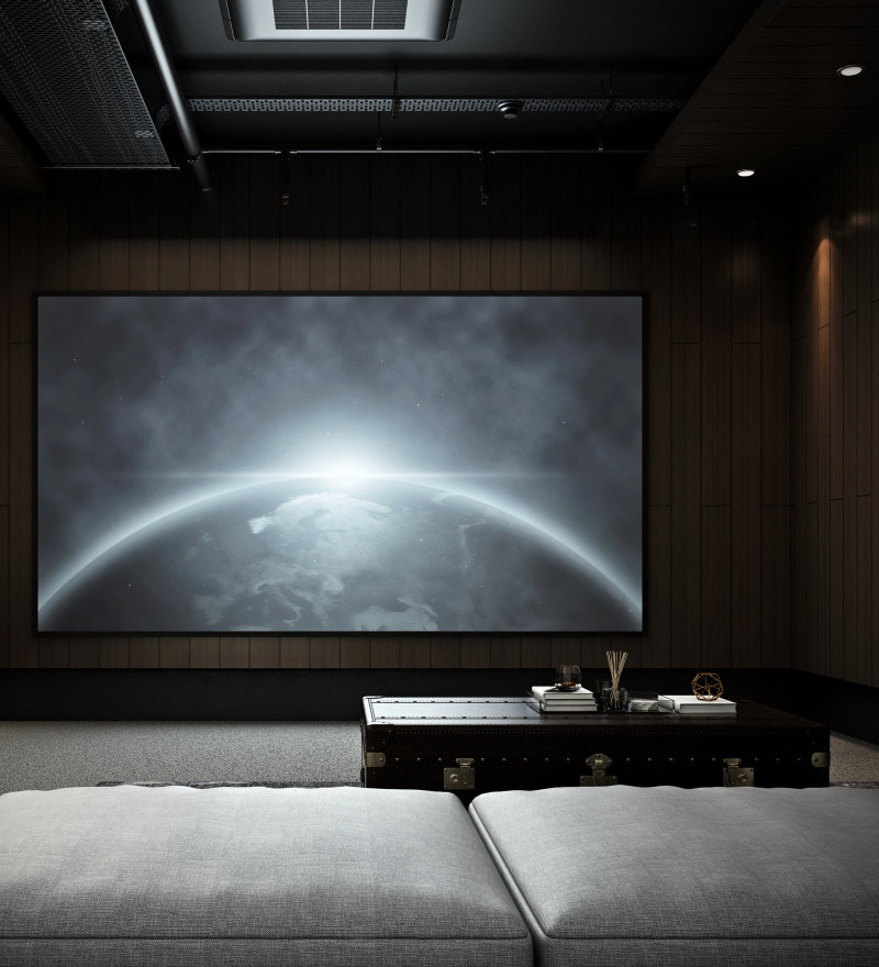 Premium TV and display system installation
