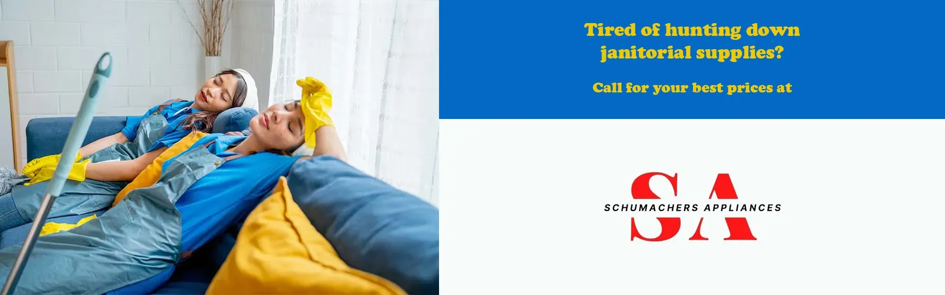 Tired of hunting down janitorial supplies?