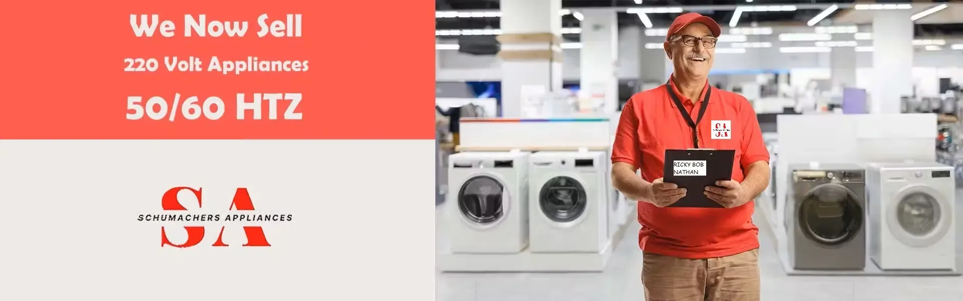 We now sell 220V appliances