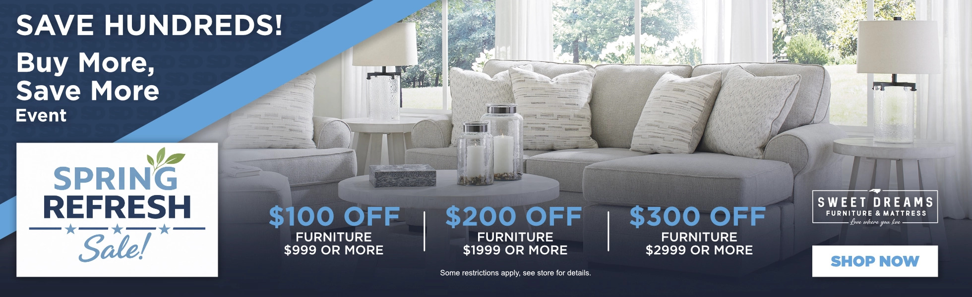 Buy More, Save More Furniture Sale!