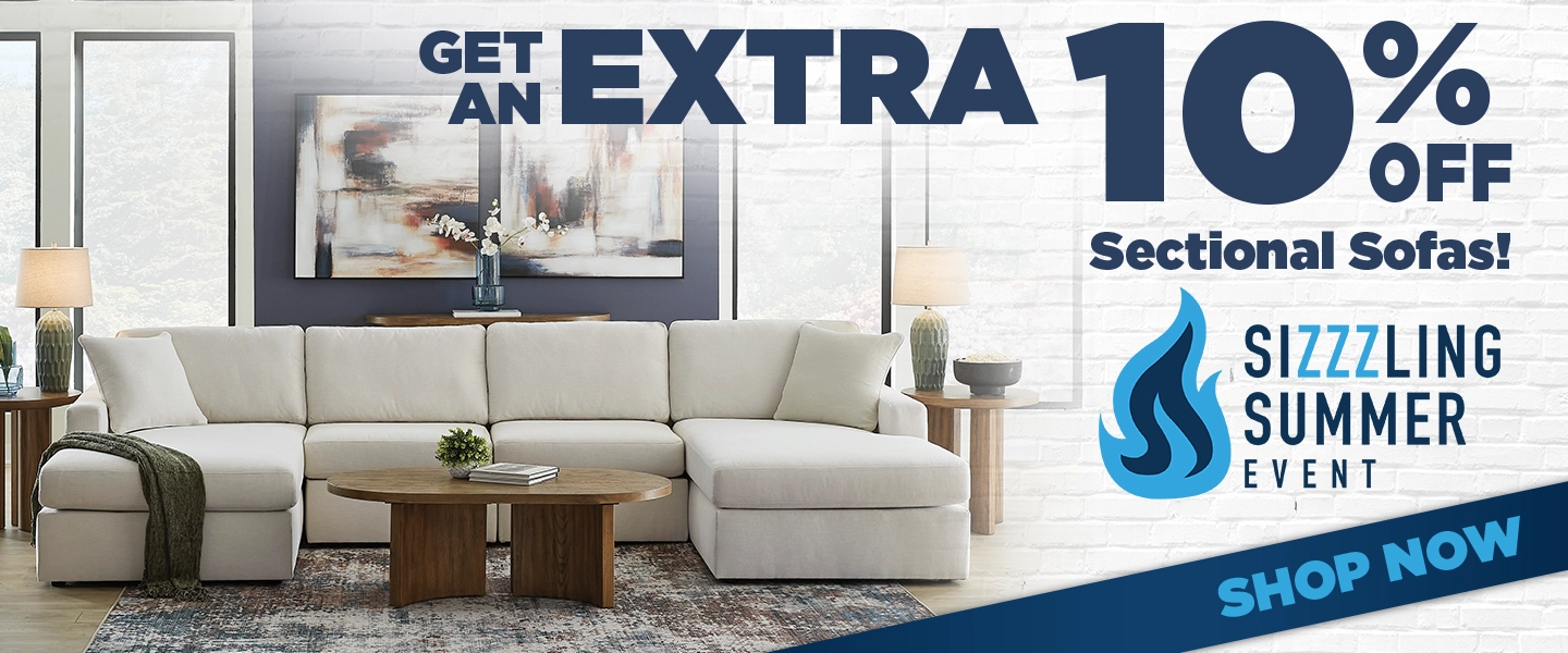Sectional Sofas Sizzzling Summer Event!