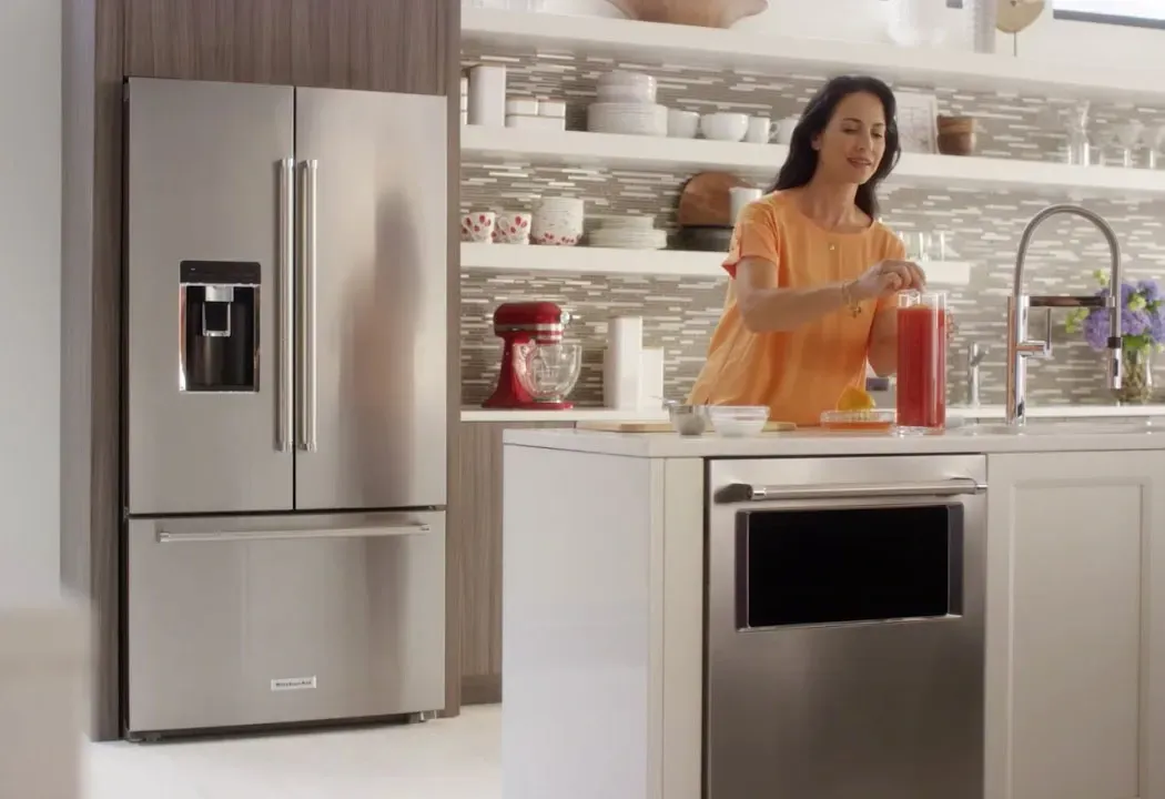 Kitchen with Refrigerator