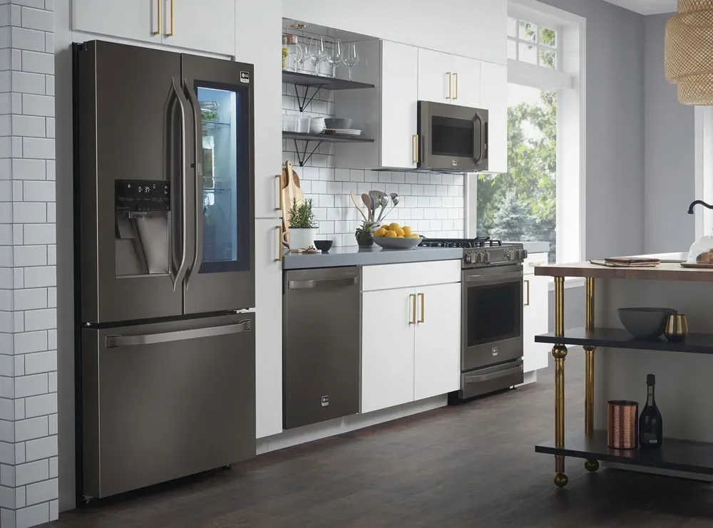 Kitchen with matching appliances