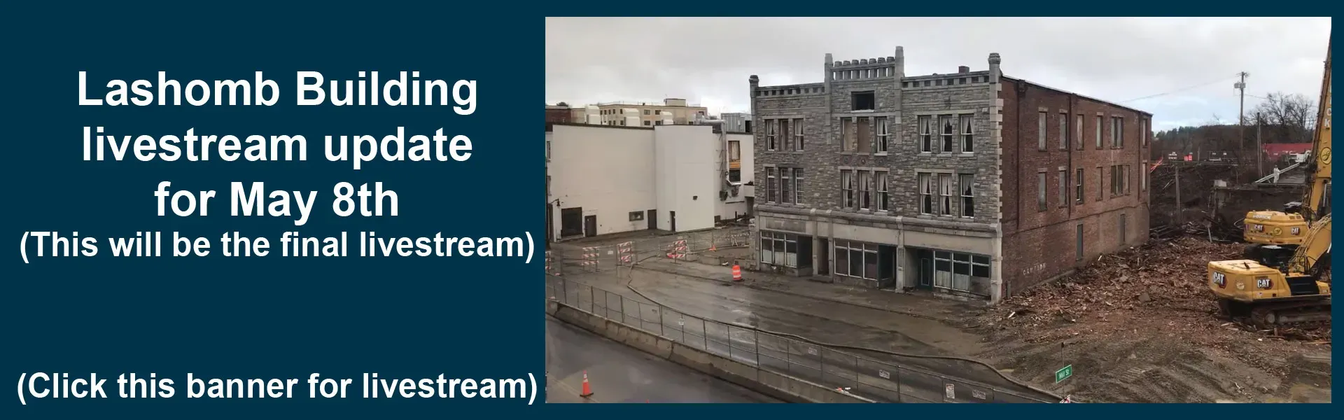 Final Flanagan Hotel Demolition Livestream