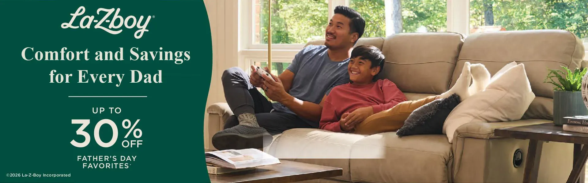 La-Z-Boy Comfort Studio Father's Day Sale