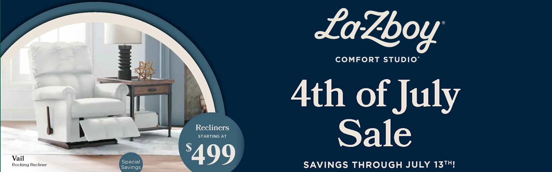 La-Z-Boy Comfort Studio 4th of July Sale