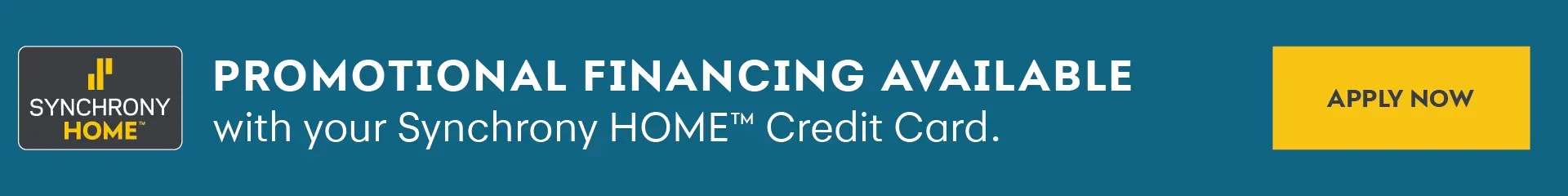 Synchrony Financial online application banner