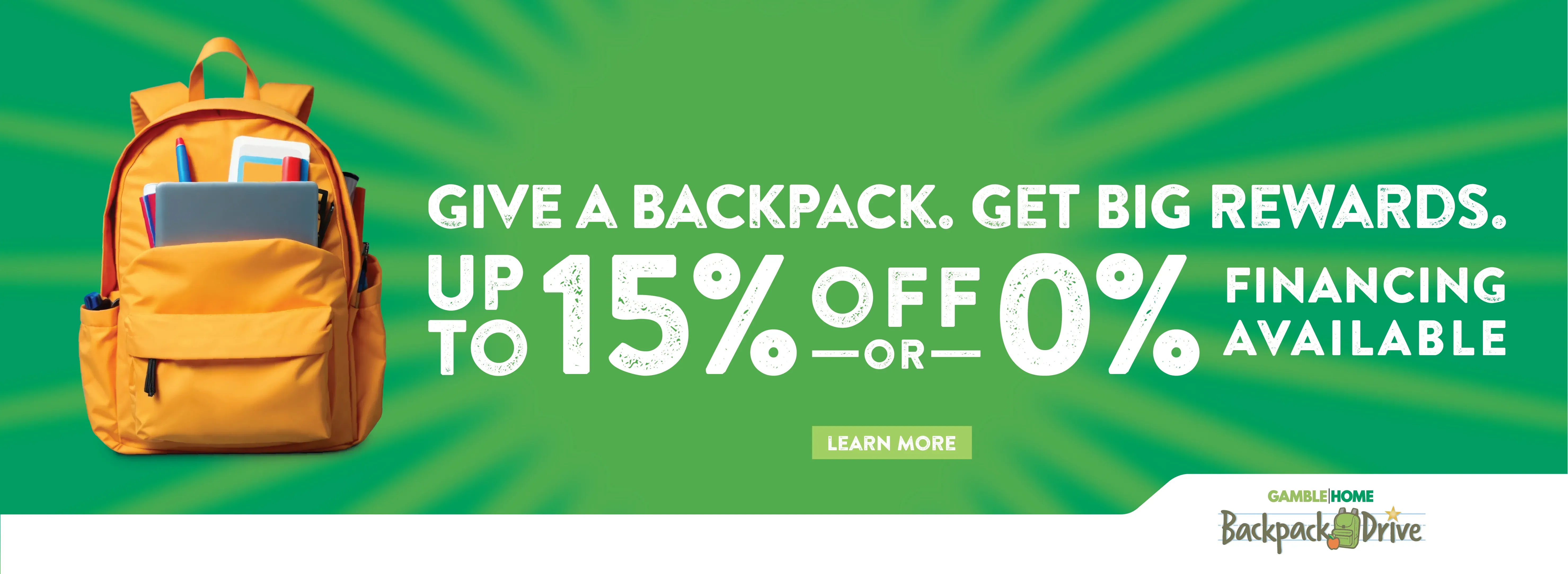 Give a backpack