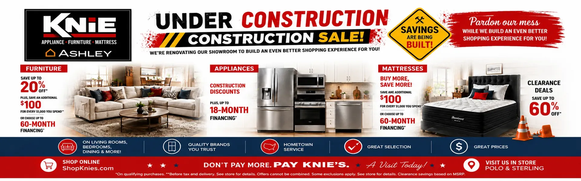 Construction sale