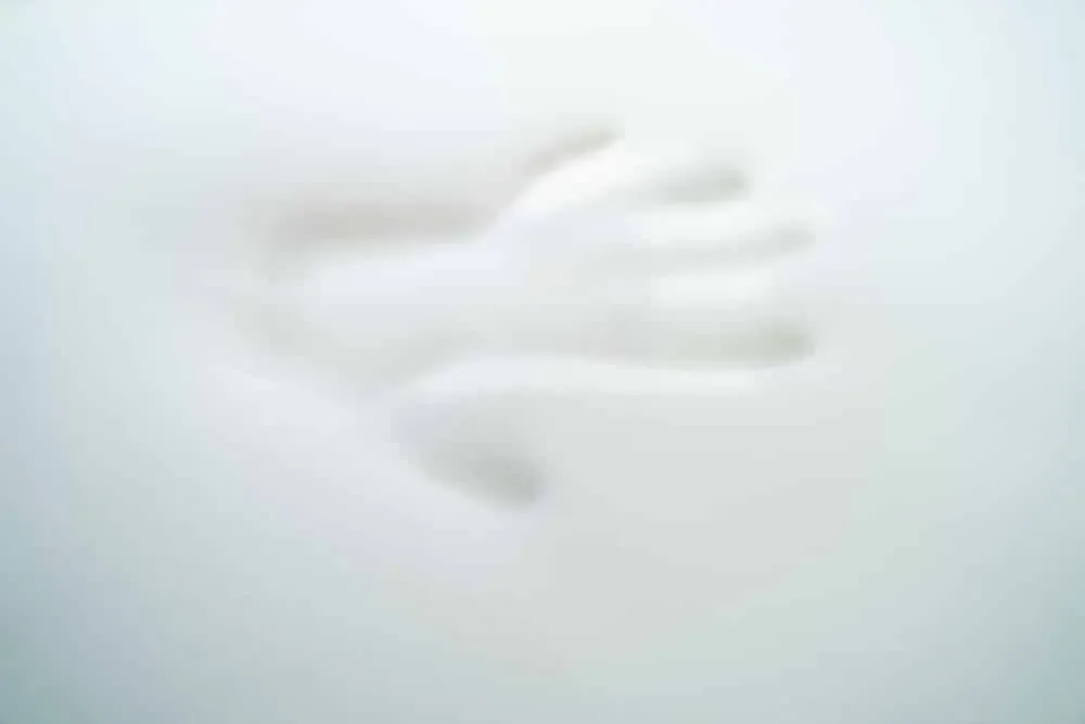 handprint-on-a-memory-foam-mattress