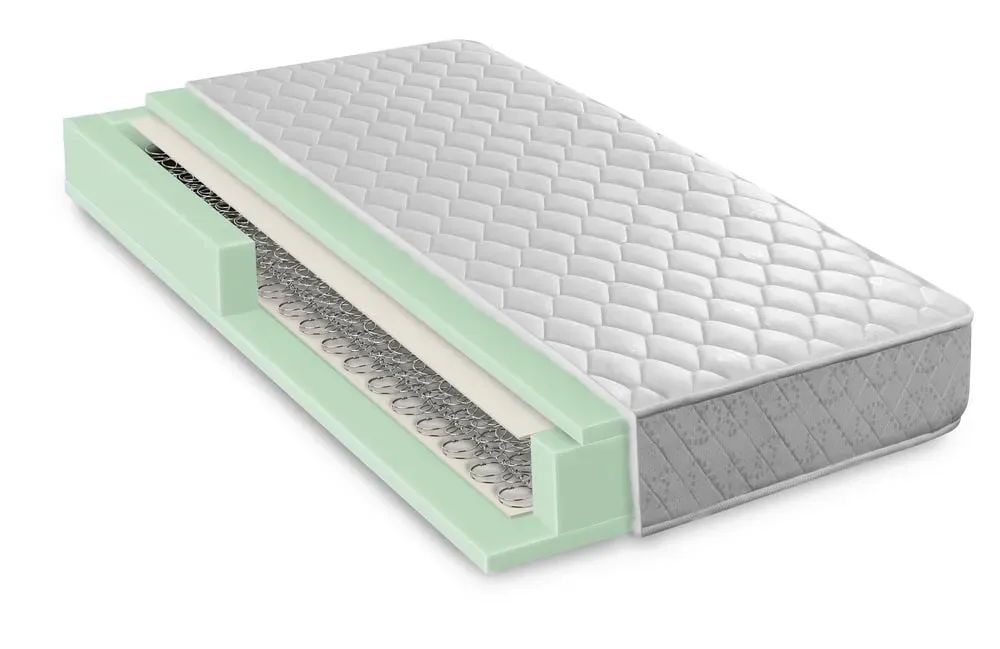 hybrid foam latex mattress cross section