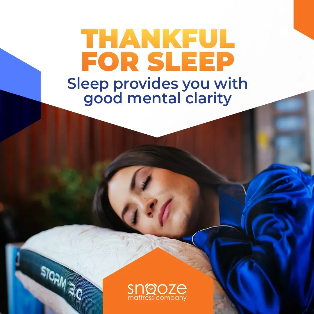 thankful for sleep