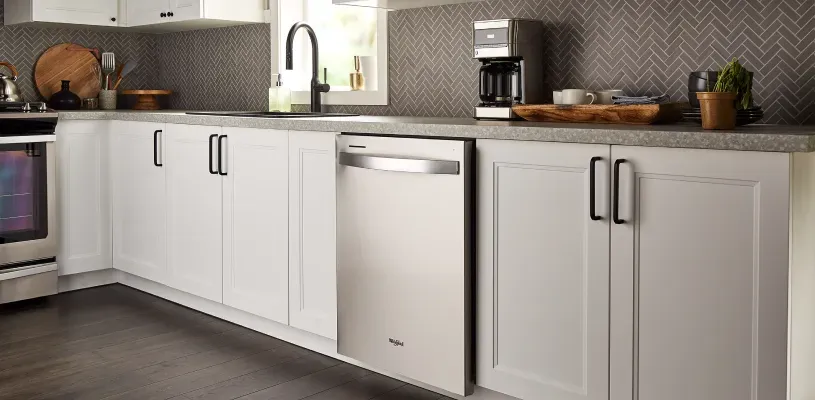 dishwasher in kitchen