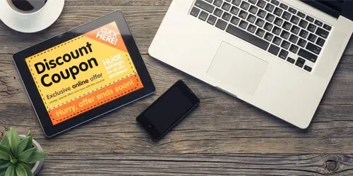 E-Mail Savings promotion