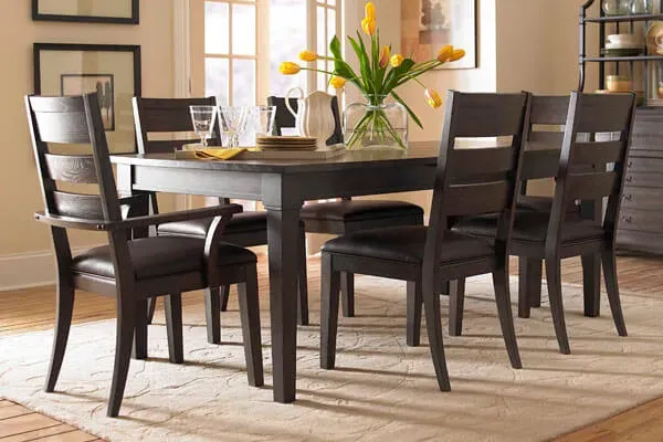 Dining room furniture with table and chairs