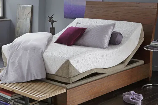 Comfortable mattress in a bedroom setting