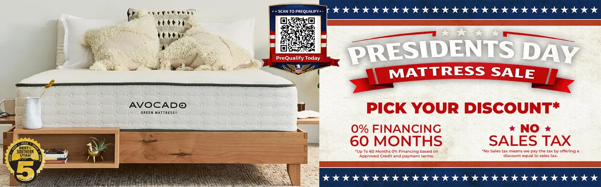 Avacado Mattress President's Day Sale!