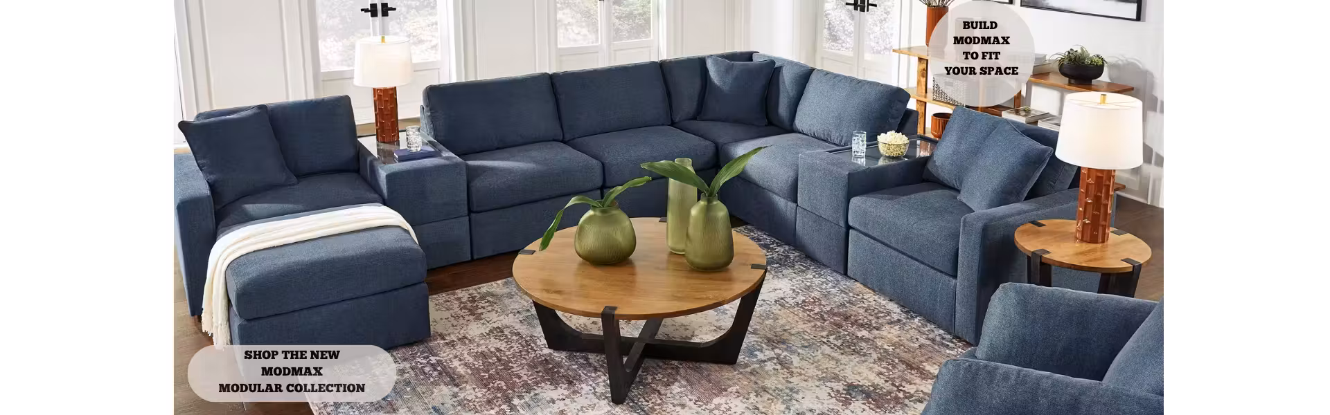 Shop the new ModMax Modular Sectional Today!