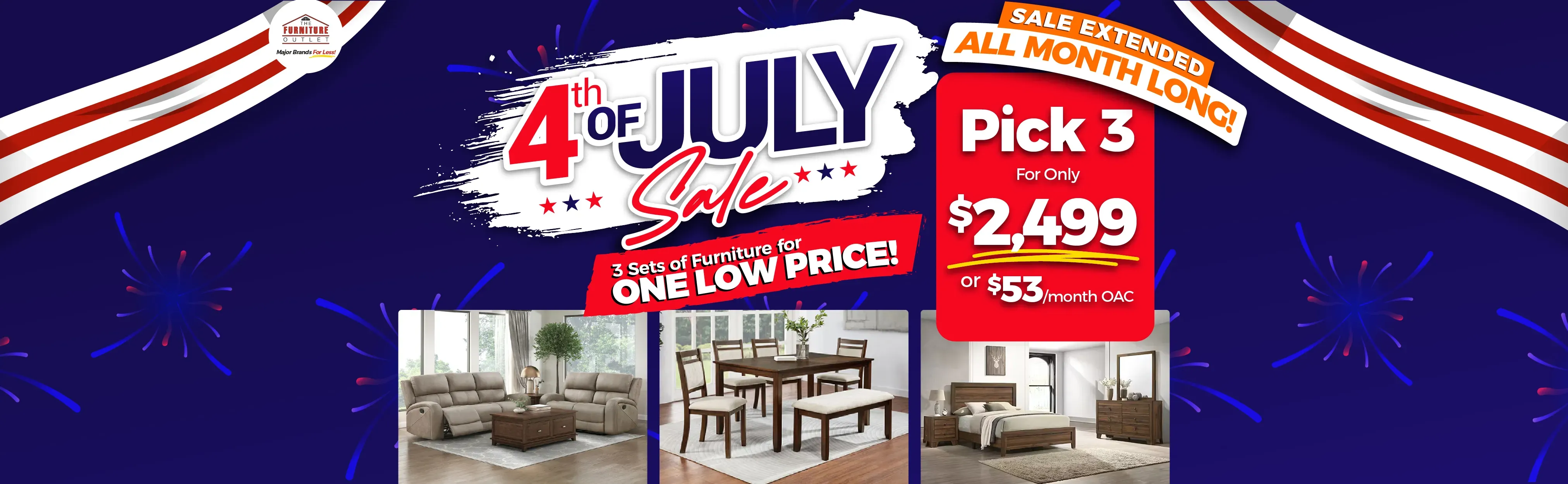 4th of July Pick 3 Sale! - El Paso, TX Furniture