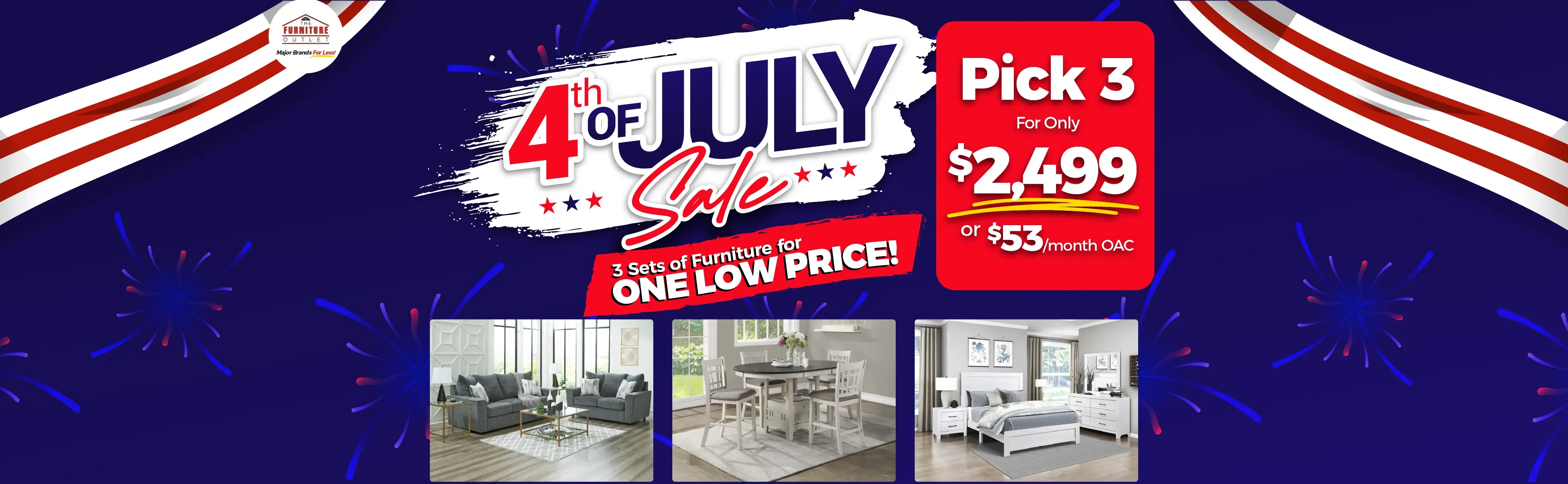 4th of July Pick 3 Sale! - El Paso, TX Furniture