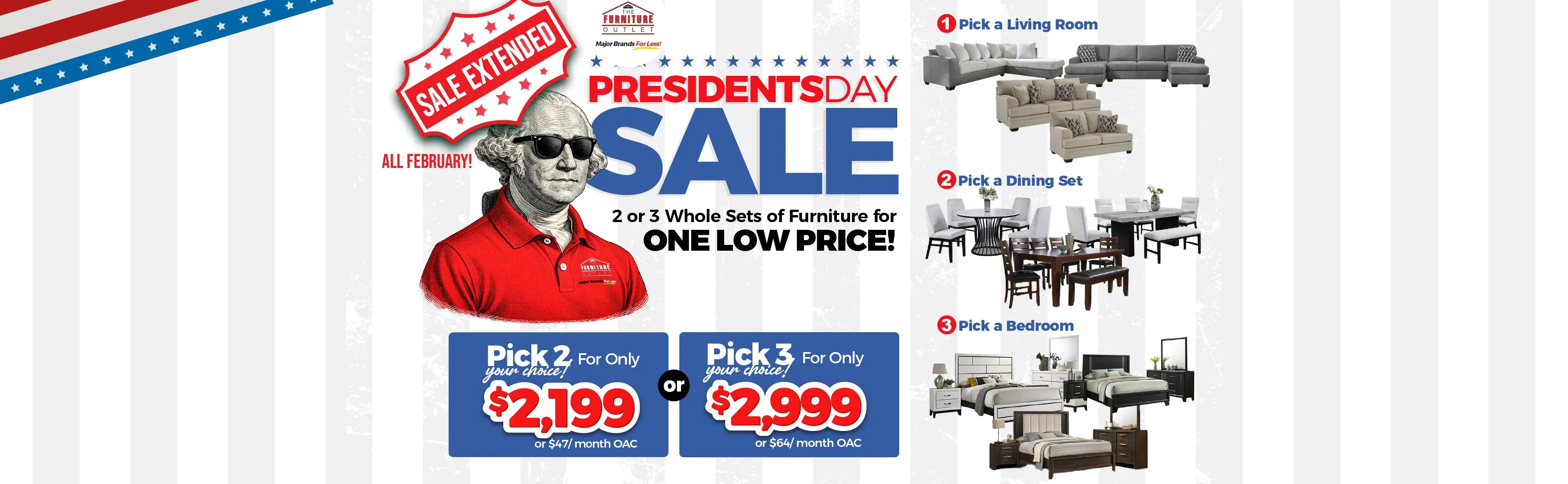 Presidents Day Pick 3 Sale! - El Paso, TX Furniture