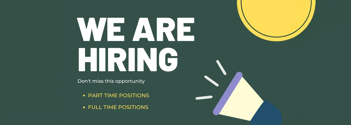 We are hiring