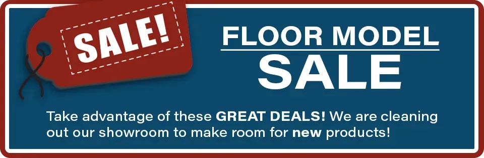 Floor Model Sale promotion