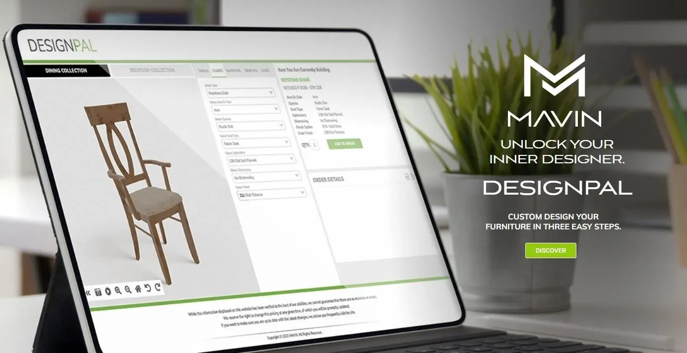 MAVIN Banner: Unlock your inner designer.