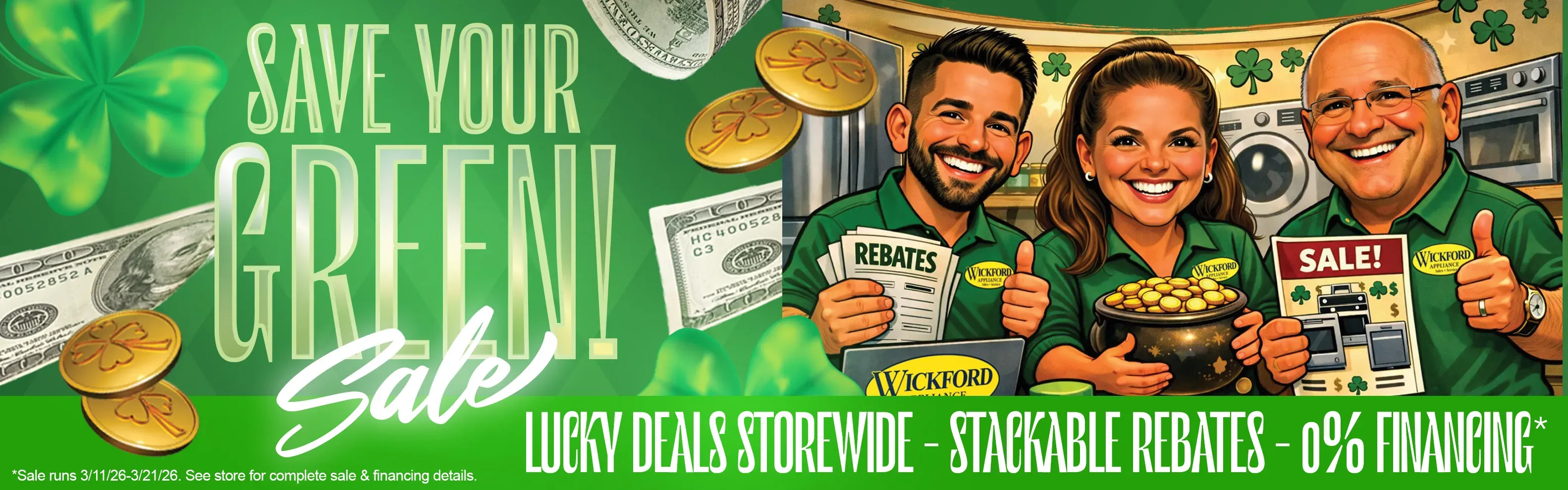 Save Your Green Sale