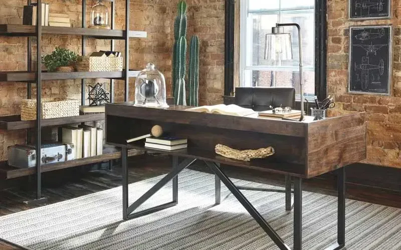 desk in office